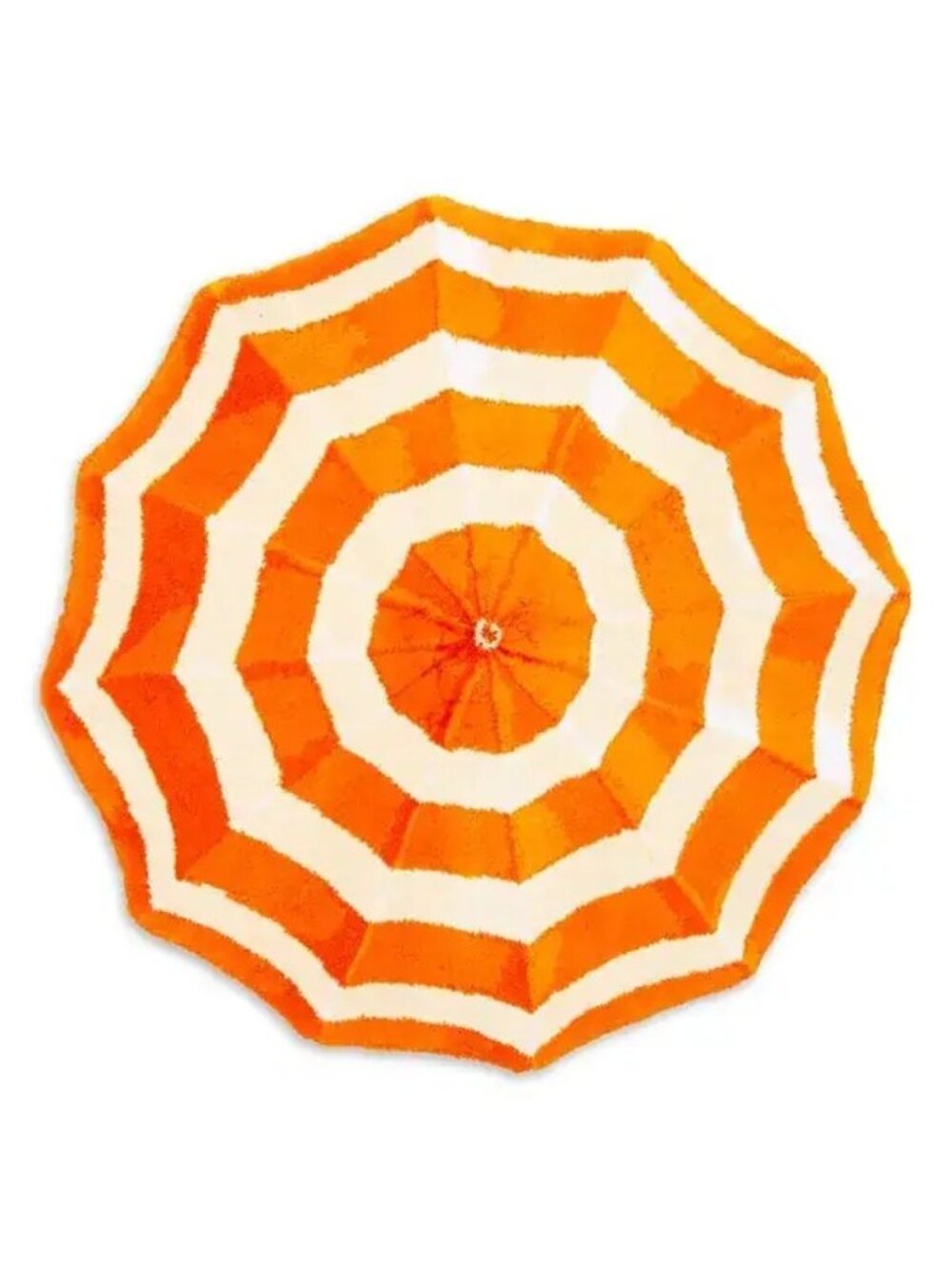NWT Abyss & Habidecor Parasol Bath Rug Tangerine Size 35"